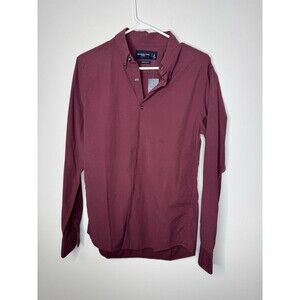 Brand New w/ Tags Abercrombie & Fitch Maroon Red Button-Down Shirt - Medium Slim